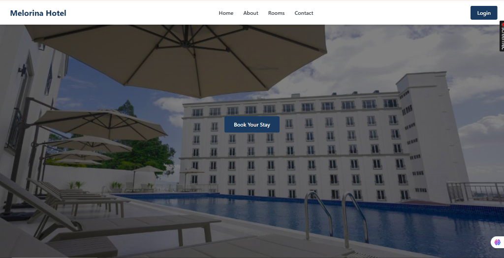 Melorina Hotel Website